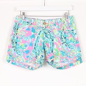 Lilly Pulitzer Callahan Shorts Alligator Print